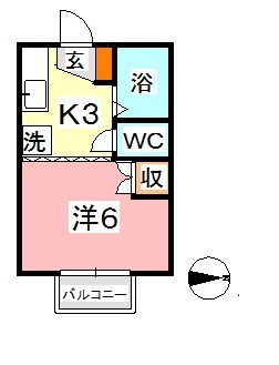 2階の間取り図