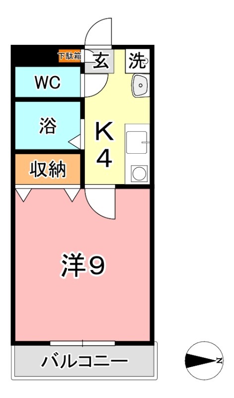 1階の間取り図