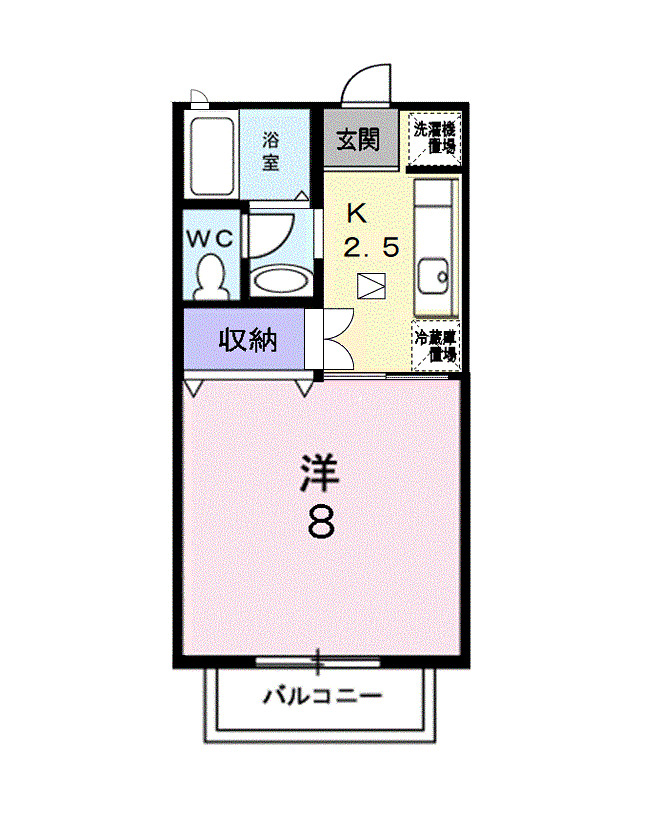 1階の間取り図