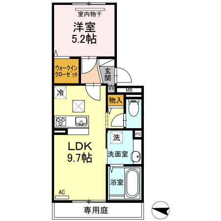 1階の間取り図