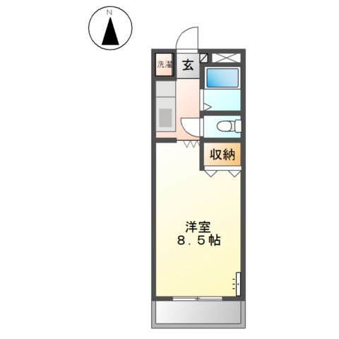 2階の間取り図