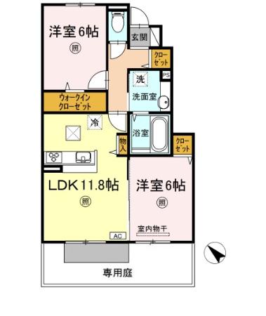 1階の間取り図