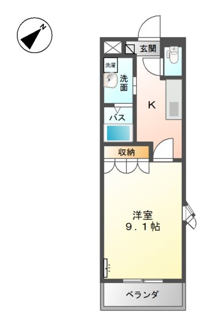 1階の間取り図