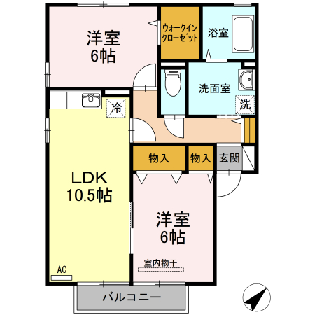 1階の間取り図