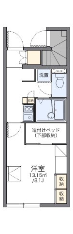 代表的な間取のため実際の間取とは異なる場合があります