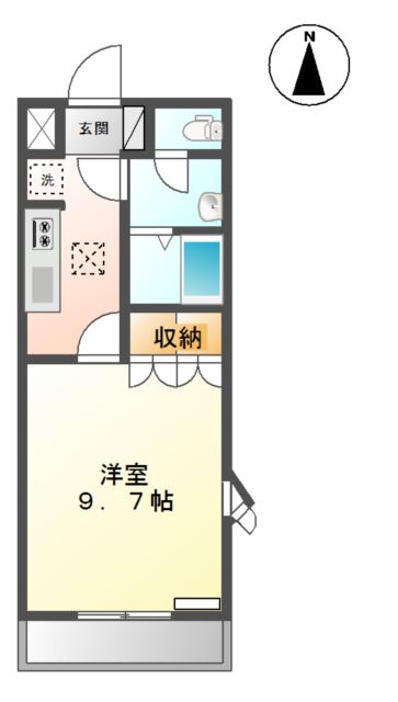 1階の間取り図