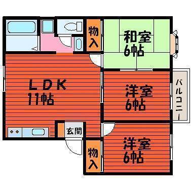 1階の間取り図