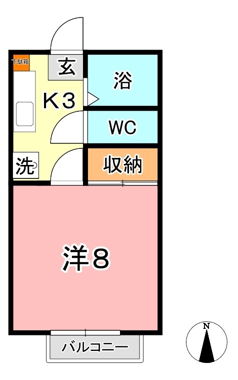 1階の間取り図
