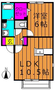 1階の間取り図