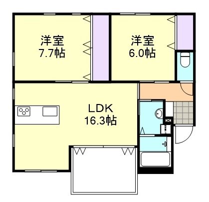 1階の間取り図