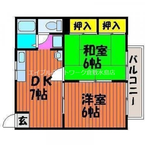 1階の間取り図