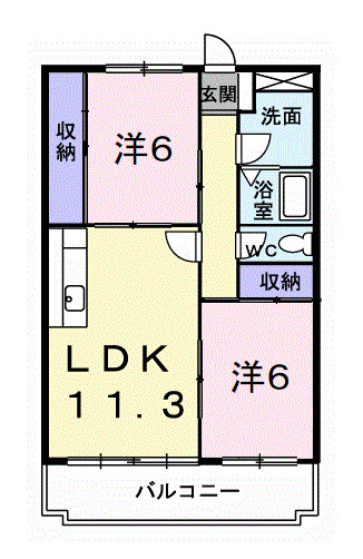 3階の間取り図