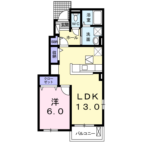 1階の間取り図