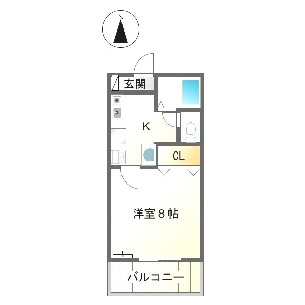 2階の間取り図