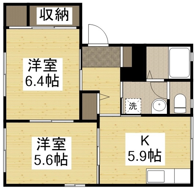 1階の間取り図