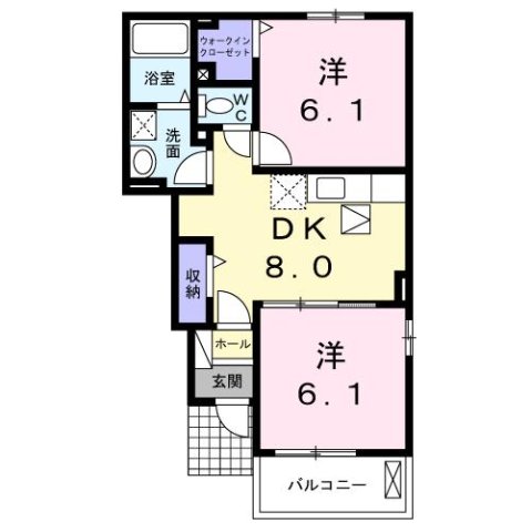 1階の間取り図