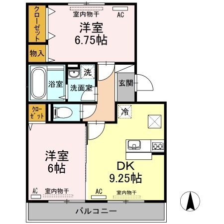 1階の間取り図