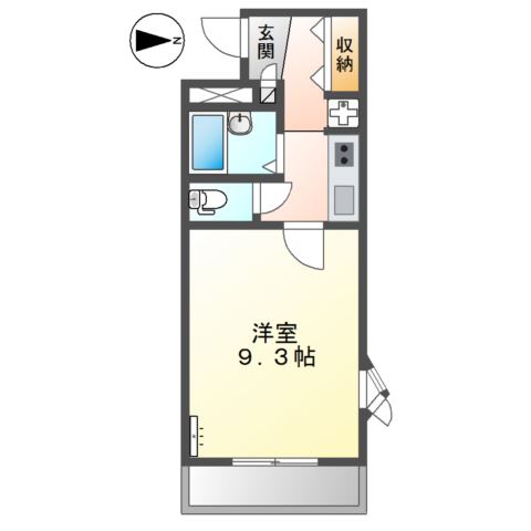2階の間取り図