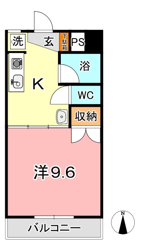 2階の間取り図