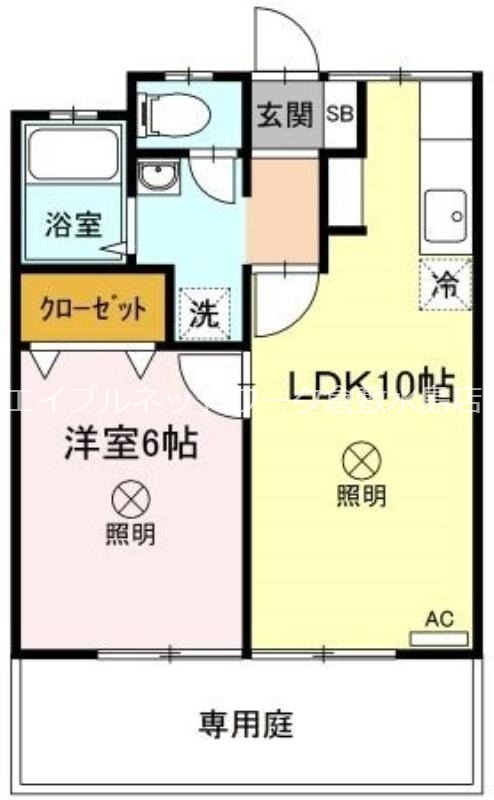 2階の間取り図