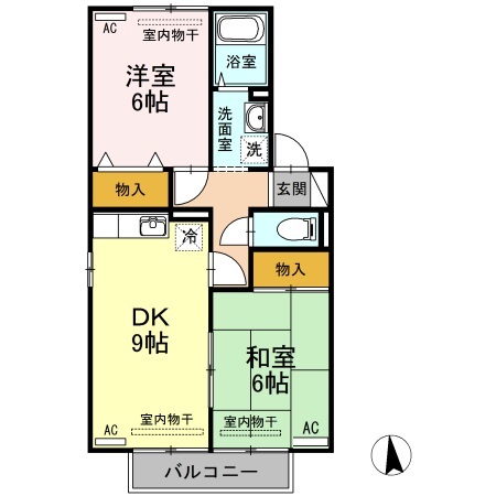 1階の間取り図