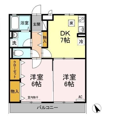 1階の間取り図