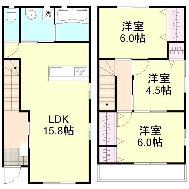 1階の間取り図