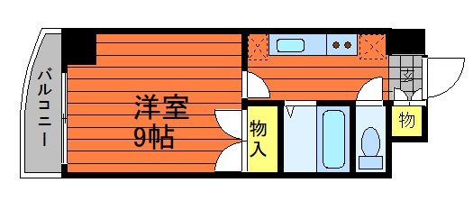 4階の間取り図