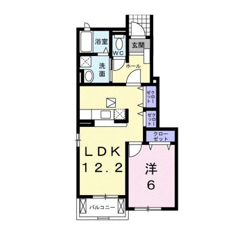 1階の間取り図