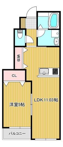 1階の間取り図