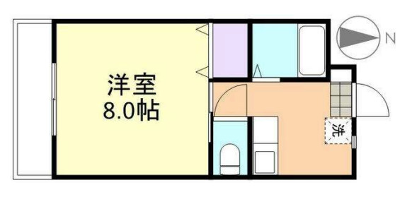 2階の間取り図