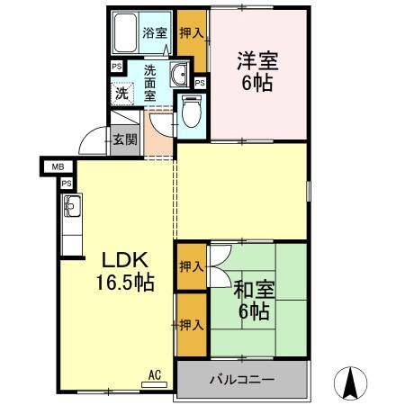 3階の間取り図