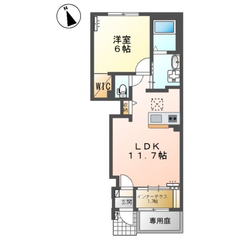 1階の間取り図