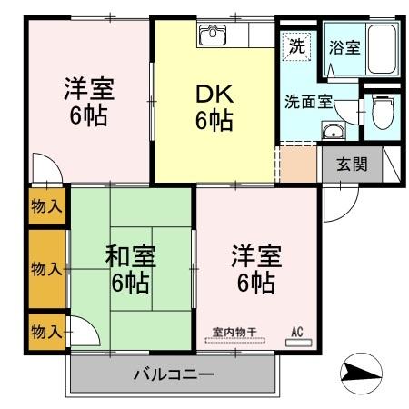 1階の間取り図