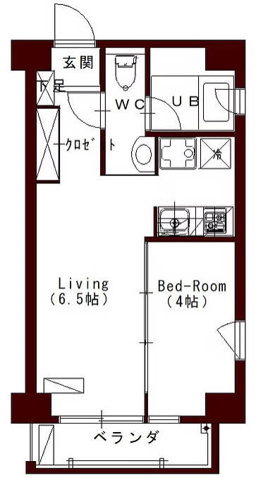 6階の間取り図