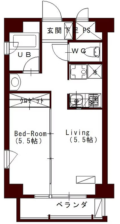 6階の間取り図