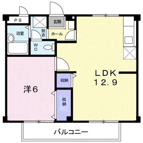 2階の間取り図