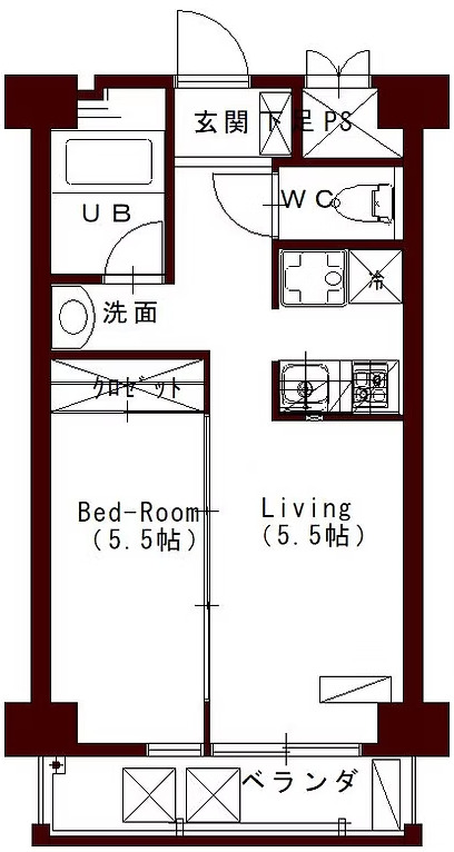 7階の間取り図