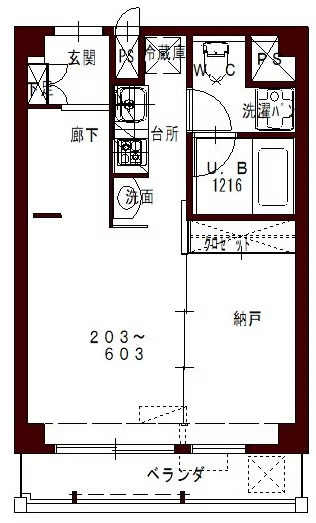 5階の間取り図
