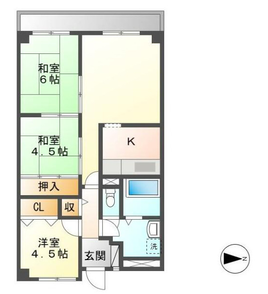 5階の間取り図