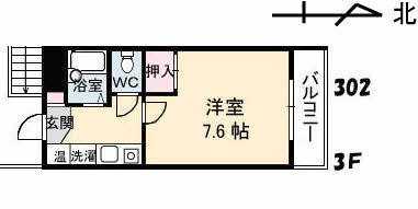 3階の間取り図
