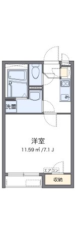 代表的な間取のため実際の間取とは異なる場合があります