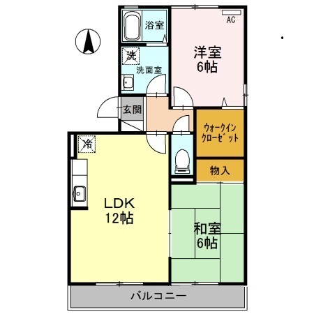 1階の間取り図