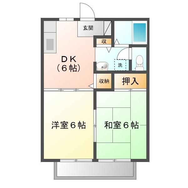 2階の間取り図