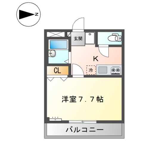 1階の間取り図