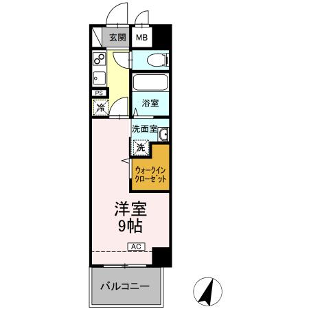 4階の間取り図