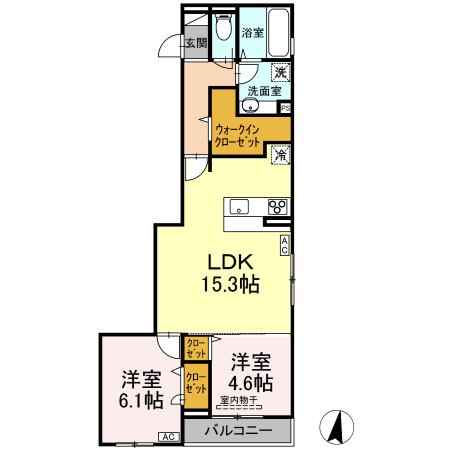 3階の間取り図