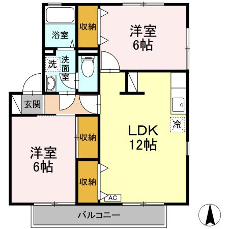 1階の間取り図