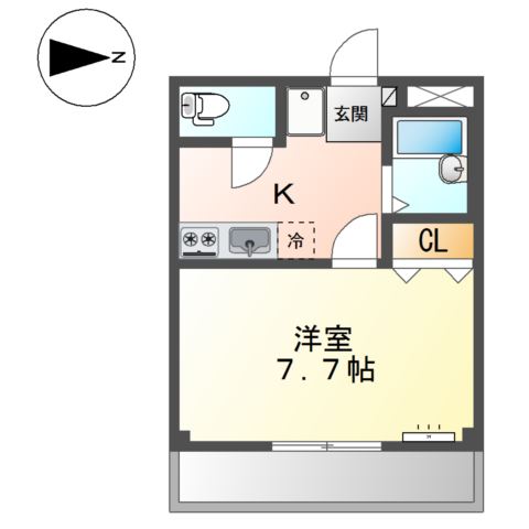 1階の間取り図