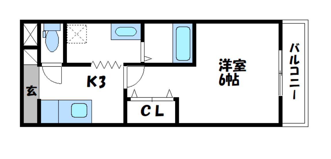1階の間取り図